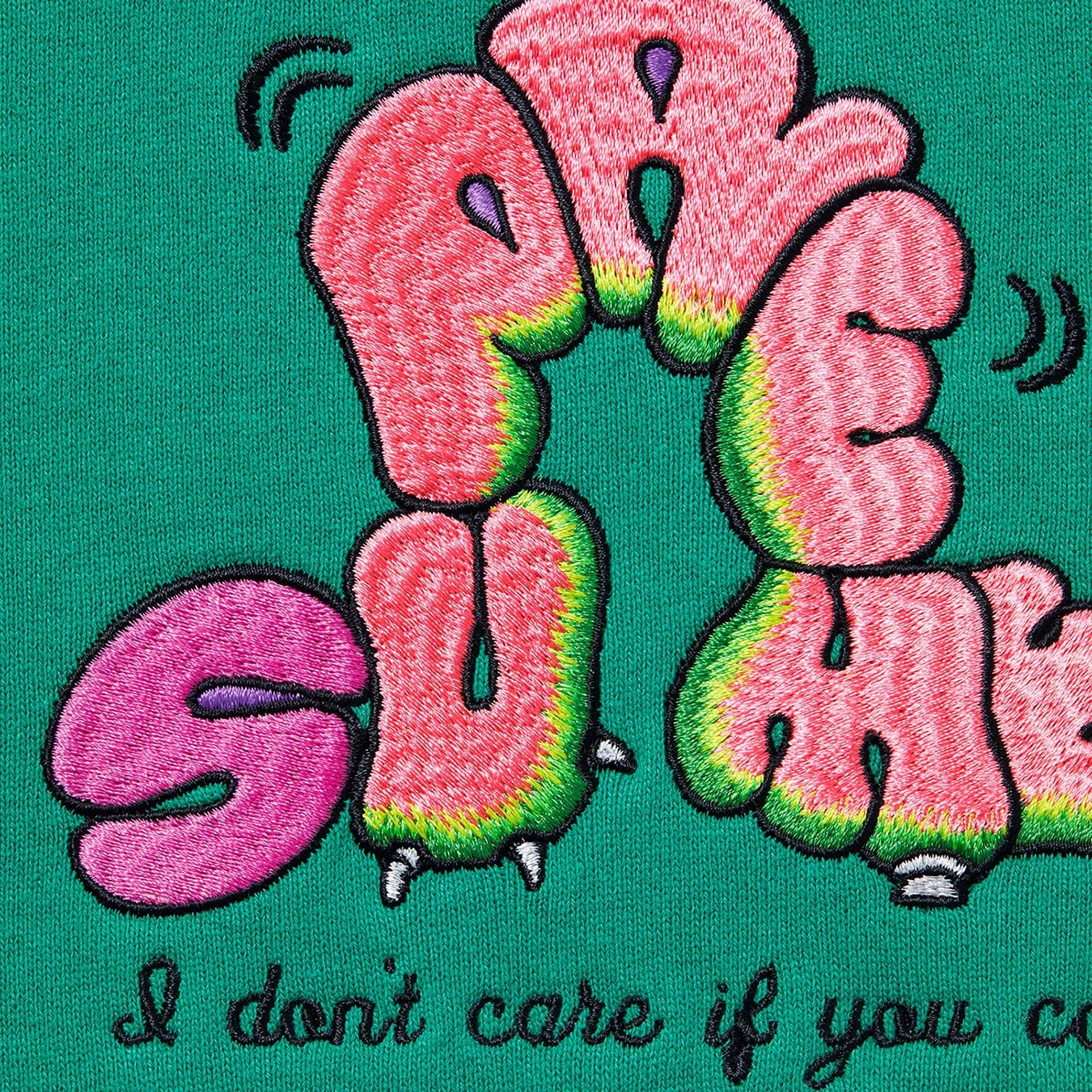 Don't Care Hooded Sweatshirt view 2
